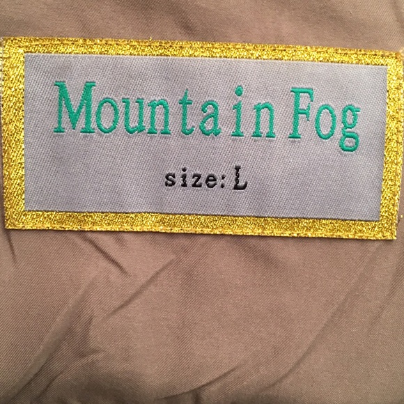 COPY - Mountain Fog Zip up jacket size L Taupe & Lavender - Picture 6 of 8